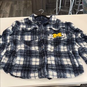 Plaid Fleece Michigan jacket